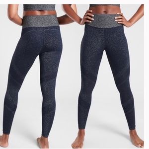 Athleta Twilight Sparkle Glimmering Workout Activewear Tights NWT Size S